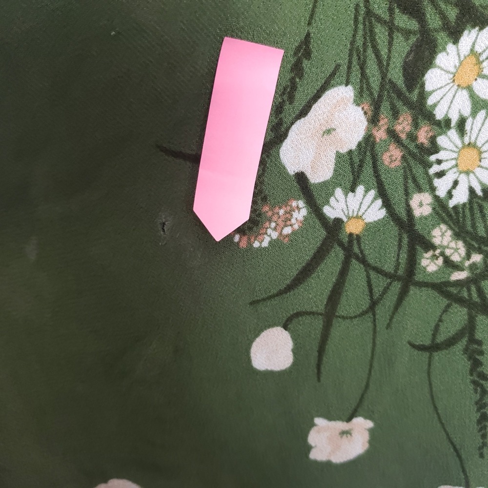 Reformation Dress Size 12 Evelyn Green Floral One Shoulder Maxi Gown ~ FLAWED - Picture 12 of 16